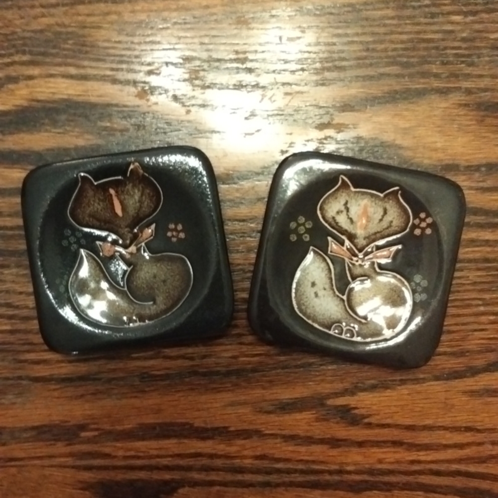 Cute Fox Trinket Dishes